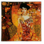 Hanipol Üvegtányér 13x13cm Klimt: Adele Bloch
