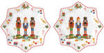 Easy Life Vintage Nutcracker porcelán desszerttányér 2 db-os szett, 20cm, díszdobozban