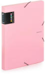KARTON P+P Műanyag füzetbox A/4, PASTELINI, pasztell rózsaszín (KPP-2-576) - mesescuccok