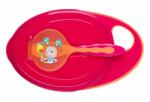 Rotho-Baby Design Castronel cu capac si lingurita raspberry/mandarine Rotho babydesign (30649-0231-BD) Set pentru masa bebelusi