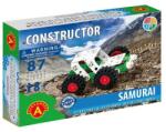 Alexander Toys Set constructie 87 piese metalice Constructor-Samurai Offi Road, +8 ani Alexander (AXCONS-1606)