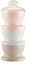 Thermobaby Recipient 3 compartimente lapte praf/ mancarica- Powder Pink (THE174831) Set pentru masa bebelusi
