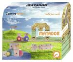 Matador Set cuburi de constructie din lemn Maker World Country, +3 ani, Matador (MTMW21510)