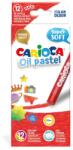 CARIOCA Set creioane cerate Carioca Oil Pastel Maxi, 12 buc. /cutie