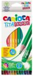 CARIOCA Creioane color Tita Erasable, 12 culori
