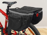 VG Kétoldalas kerékpár táska csomagtartóra, vízálló, 37cm x 32cm x 26cm (14326)