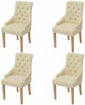 vidaXL 4 buc crem 274425