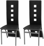 vidaXL 2 buc negru 243644