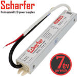 Scharfer Vízálló LED tápegység 24 Volt (45W/1, 87A) IP67, Scharfer (SCH-45-24)