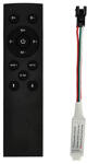 ANRO LED Futófény vezérlő 12 gombos távirányítóval egyszínű LED szalaghoz, fekete (CRF12KEY Digital LED strip 12-key remote monochrome, Black)