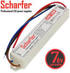 Scharfer Vízálló LED tápegység 24 Volt (18W/0.75A) IP67, Scharfer (SCH-18-24)