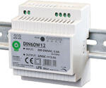 MPL POWER LED tápegység 12 Volt - sínre szerelhető (60W/5A) (DIN60W12)