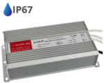 Avide Vízálló LED tápegység 12 Volt (250W/20.8A) IP67, fémházas (ABLSPS12V-250W-IP67-S)