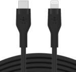 Belkin Cablu Date Belkin BOOST CHARGE Flex USB-C Lightning Silicon Negru (CAA009bt2MBK)