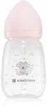 KikkaBoo Savanna Anti-colic Baby Bottle cumisüveg 3 m+ Pink 260 ml