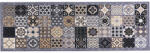 Ecomat Lábtörlő, Cook&Wash patchwork tiles grey 50x150