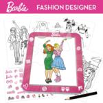 Educa Lucru creativ cu tabletă Fashion Designer Barbie Educa Realizați propriul design vestimentar pentru păpușă 4 modele de la 5 ani (EDU19825)