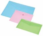 Panta Plast A4 patent 160 microni, pungă pentru documente roz pastel (0410-0030-13)