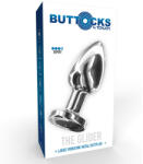 ToyJoy Buttocks - The Glider vibrációs fém anál dildó akkumulátoros (L méret, 10, 2 cm) - szeresdmagad
