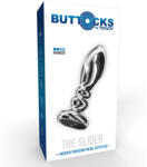 ToyJoy Buttocks The Slider vibrációs fém anál dildó, akkumulátorral (M méret - 8, 9 cm) - szeresdmagad