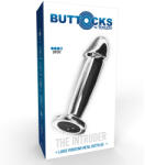 ToyJoy Buttocks - The Intruder vibrációs fém anál dildó akkumulátoros (11, 8 cm) - szeresdmagad