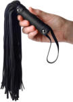 Strict Pleather Pleasure Mini Flogger Black