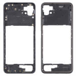 Samsung A226 Galaxy A22 5G középső (lcd) keret, fekete (gyári)