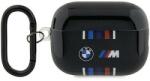 BMW BMAP222SWTK AirPods Pro 2 gen borító fekete/fekete, több színű vonal