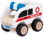 Wonderworld Mini ambulanță din lemn (DDWW-4062)