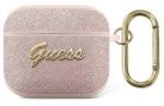 Guess GUA3SASMP AirPods 3 borító rózsaszín/rózsaszín Saffiano Script Metal Collection