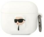 Karl Lagerfeld KLA3RUNIKH AirPods 3 borító fehér/fehér szilikon Karl Head 3D