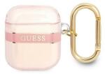 Guess GUA2HHTSP AirPods borító rózsaszín/rózsaszín pántkollekció