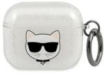 Karl Lagerfeld KLA3UCHGS AirPods 3 borító ezüst/ezüst Glitter Choupette