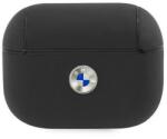 BMW BMAPSSLBK AirPods Pro borító csarny/fekete eredeti bőr ezüst logó