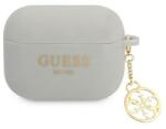 Guess GUAPLSC4EG AirPods Pro borító szürke/szürke Silicone Charm 4G Collection