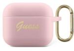 Guess GUA3SSSI AirPods 3 borító rózsaszín/rózsaszín Silicone Vintage Script