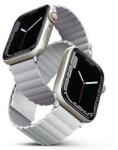 UNIQ szíj Revix Apple Watch Series 4/5/6/7/8/SE/SE2/Ultra 42/44/45mm. Megfordítható Mágneses lila-white/lila-fehér
