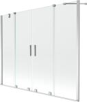 Mexen Velar Duo, 2 szárnyas eltolható kádparaván 170 x 150 cm, 8mm átlátszó üveg, króm profil, 896-170-000-02-01 (896-170-000-02-01)