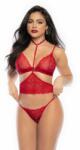 Mapalé - 3 részes melltartó szett (piros) - S/M - sexshopcenter