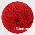 Kartopu Lotus Lux - Piros, csillogó fém szállal