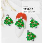  Körömékszer - Karácsony elegáns cirkónia kővel Y137-17