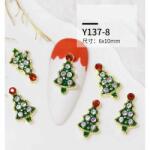  Körömékszer - Karácsony elegáns cirkónia kővel Y137-08