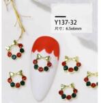  Körömékszer - Karácsony elegáns cirkónia kővel Y137-32