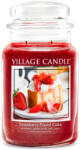 Village Candle Lumânare parfumată - Strawberry Pound Cake Timp de ardere: 170 de ore