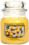 Village Candle Lumânare parfumată - Fresh Lemon Timp de ardere: 105 ore