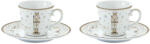 Easy Life Royal Nutcracker karácsonyi porcelán 2db-os csésze 80ml és csészealj, díszdobozban