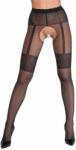 Cotelli Legwear Crotchless Tights, Orion - 4 (L)