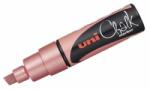 Uni Chalk Marker Creta Uni Chalk PWE-8K 8 mm, Metallic Red