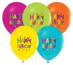 Godan Happy Birthday feliratos, csillagos luficsomag, 30 cm - 5 db (193779)