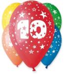 Godan Színes számos lufi, csillagos 5 darabos - 10 (GS110/10) - ejatekok